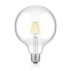 E27 LED ampoule, G125, blanche-chaude (2700 K), 7,5 W, 838lm