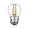 E27 LED ampoule, G45, blanche-chaude (2700 K), 3,9 W, 518lm