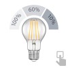 E27 LED ampoule, A60, blanche (4000 K), 7,3 W, 1020lm