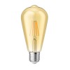 E27 LED ampoule, ST64, extra blanche-chaude (2200 K), 4 W, 489lm, goldfarben