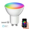 GU10 LED RGB ampoule, PAR16, blanche-chaude - blanche-froide (2900 - 6200), 5,5 W, 473lm, 103°, Smart Home, WLAN, Alexa, mate