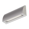 LED lámpara de pared / lámpara de escalera SEGIN para el exterior, IP54, plano, Downlight, gris mate, angular, 6,2 W, 566lm, blanca cálida