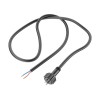 Cable de alimentación para IP44 NEMO, 1m, negro, 2 x 0,75 mm²