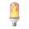 E27 LED bombilla, Kolben, extra blanca cálida (1300 K), 3,3 W, 130lm, Flammeneffekt, mate